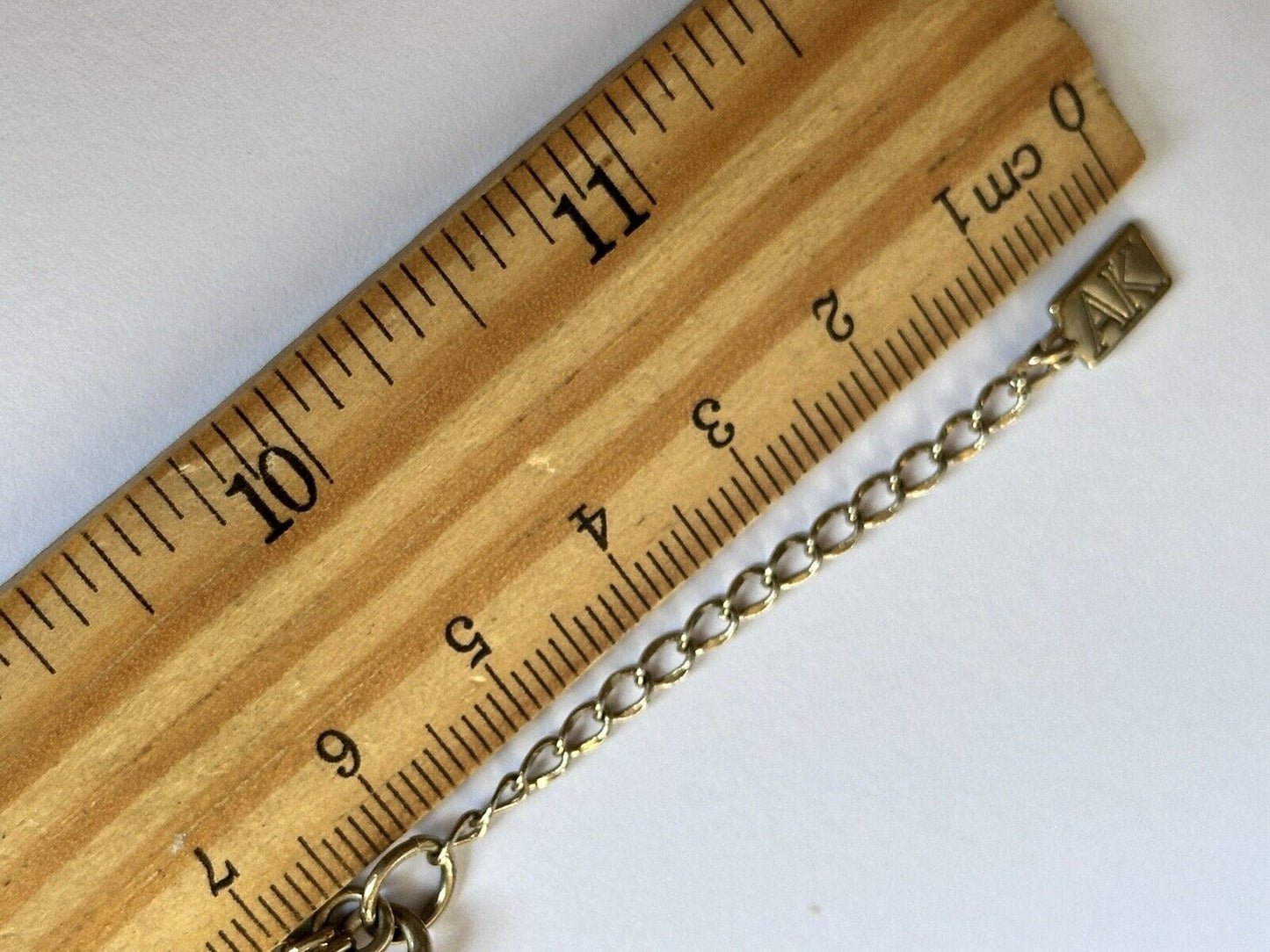 Vintage Anne Klein Gold Plated Faux Pearl Necklace