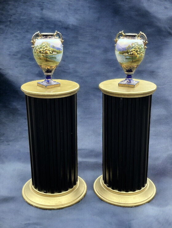 Antique Japanese Highly Decorated Vases. Large & Impressive.