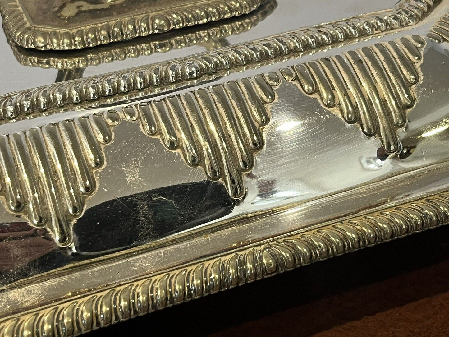 Silver Plate Entree Serving Dish With Cover, Very Good Quality.