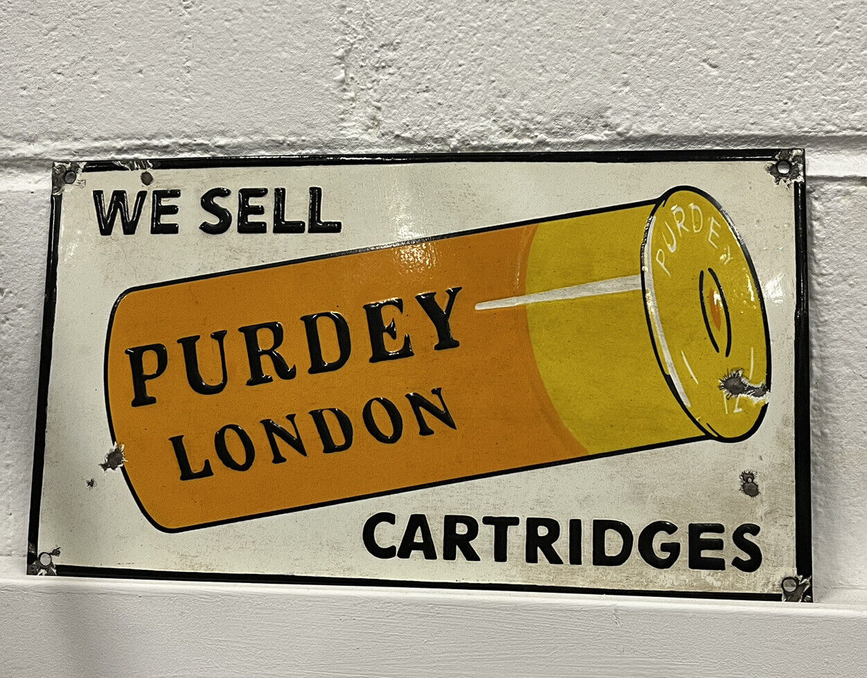 Enamel Shop Sign, heavy and good quality. WE SHIP WORLDWIDE