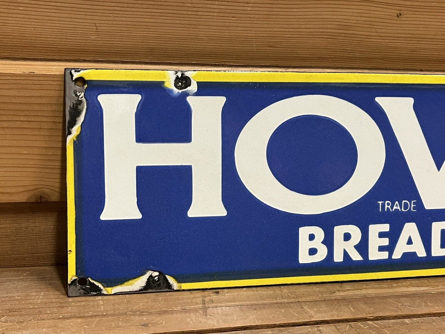 Hovis Enamel Sign.