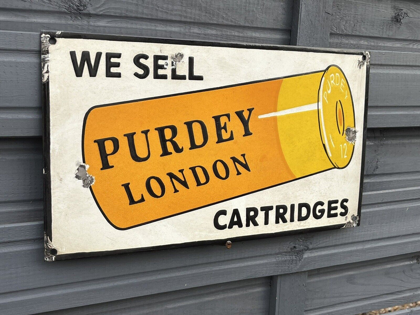 Enamel Shop Sign, heavy and good quality. WE SHIP WORLDWIDE