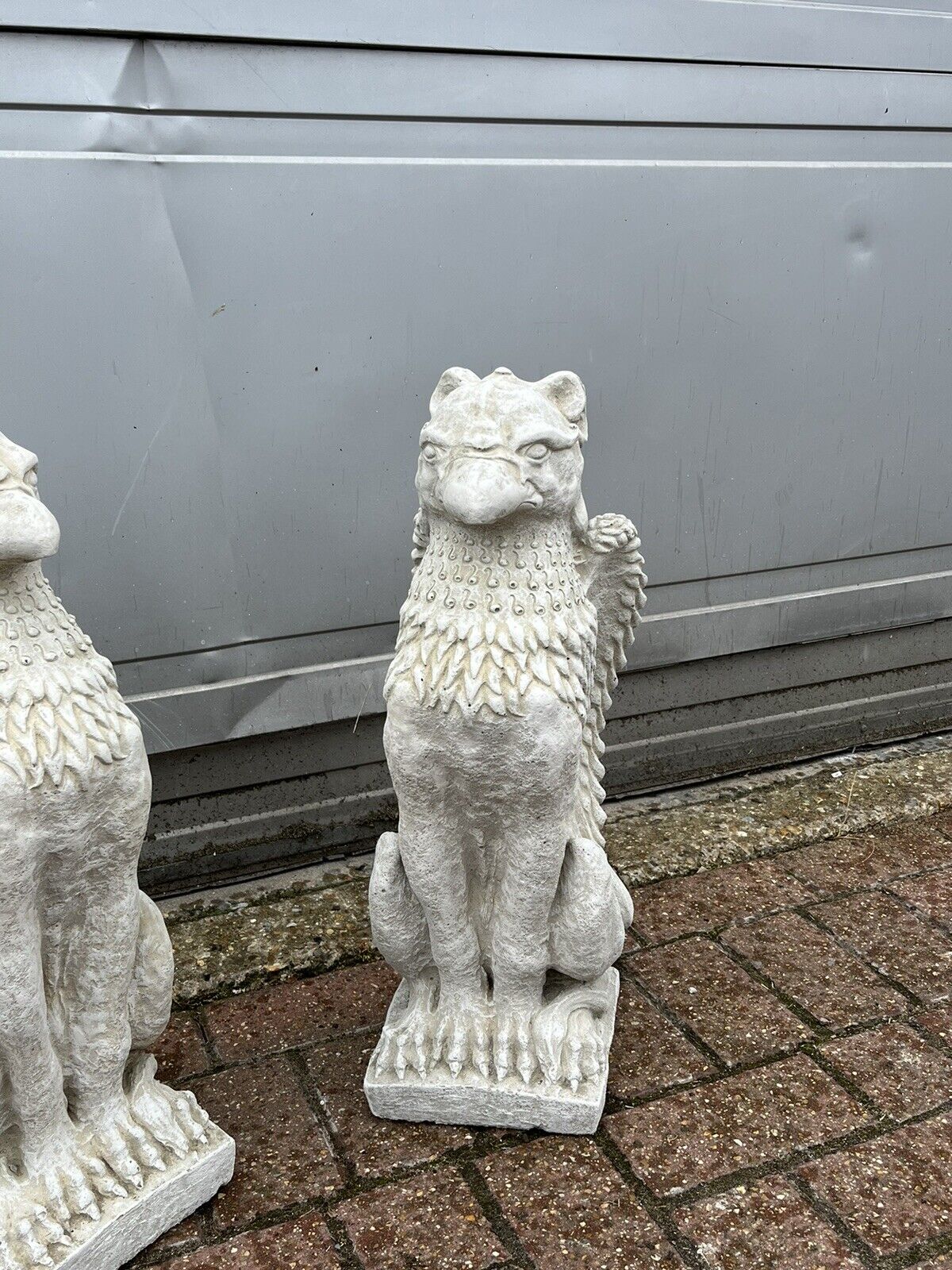 Pair Of Griffins. Perfect For Pier Cap Decoration Or Use A Statues