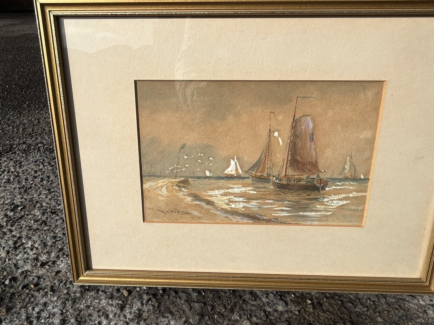 2 Marine/ Maritime Watercolours Paintings, Both Signed