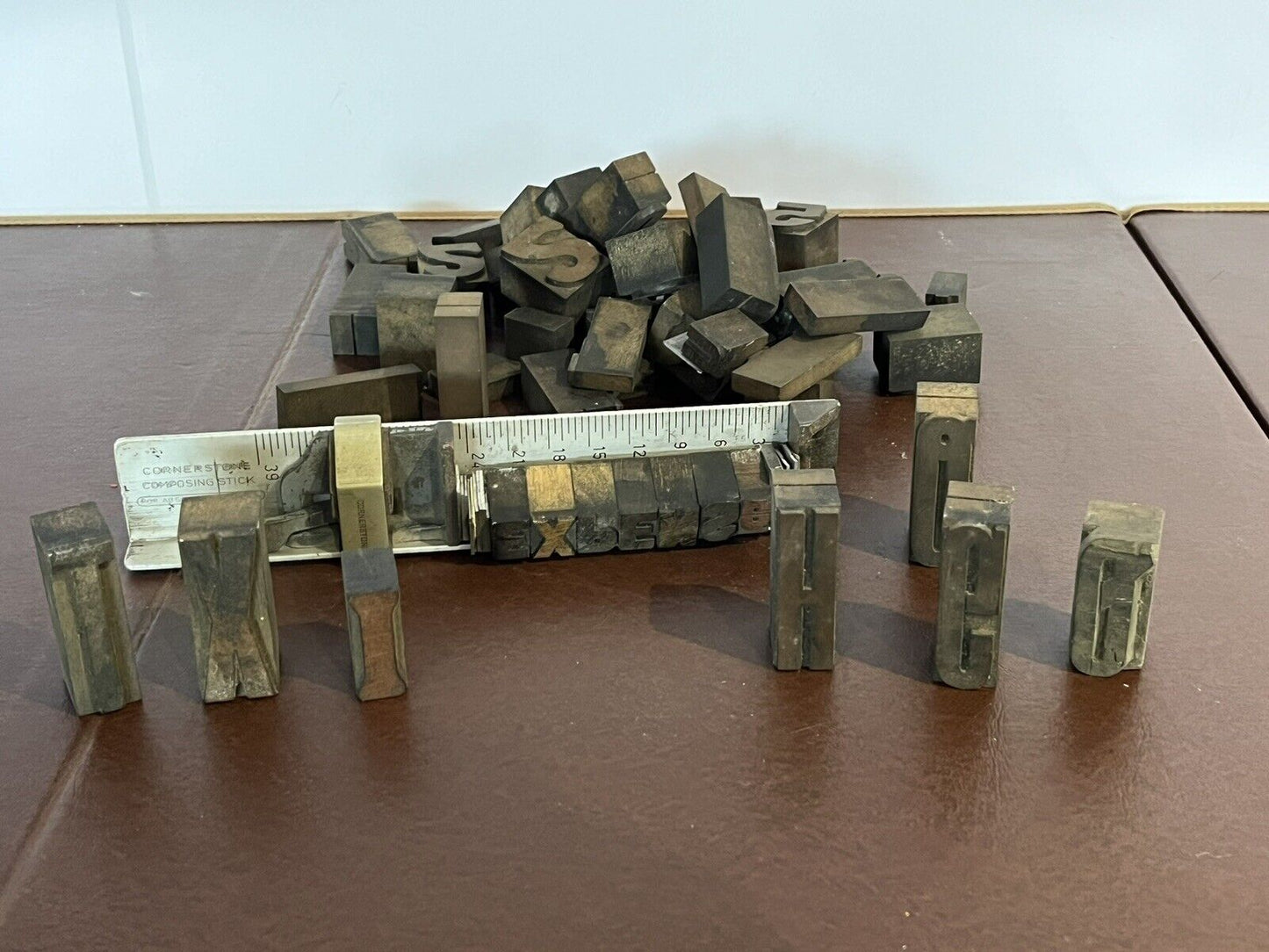 Printers Wooden Type Blocks