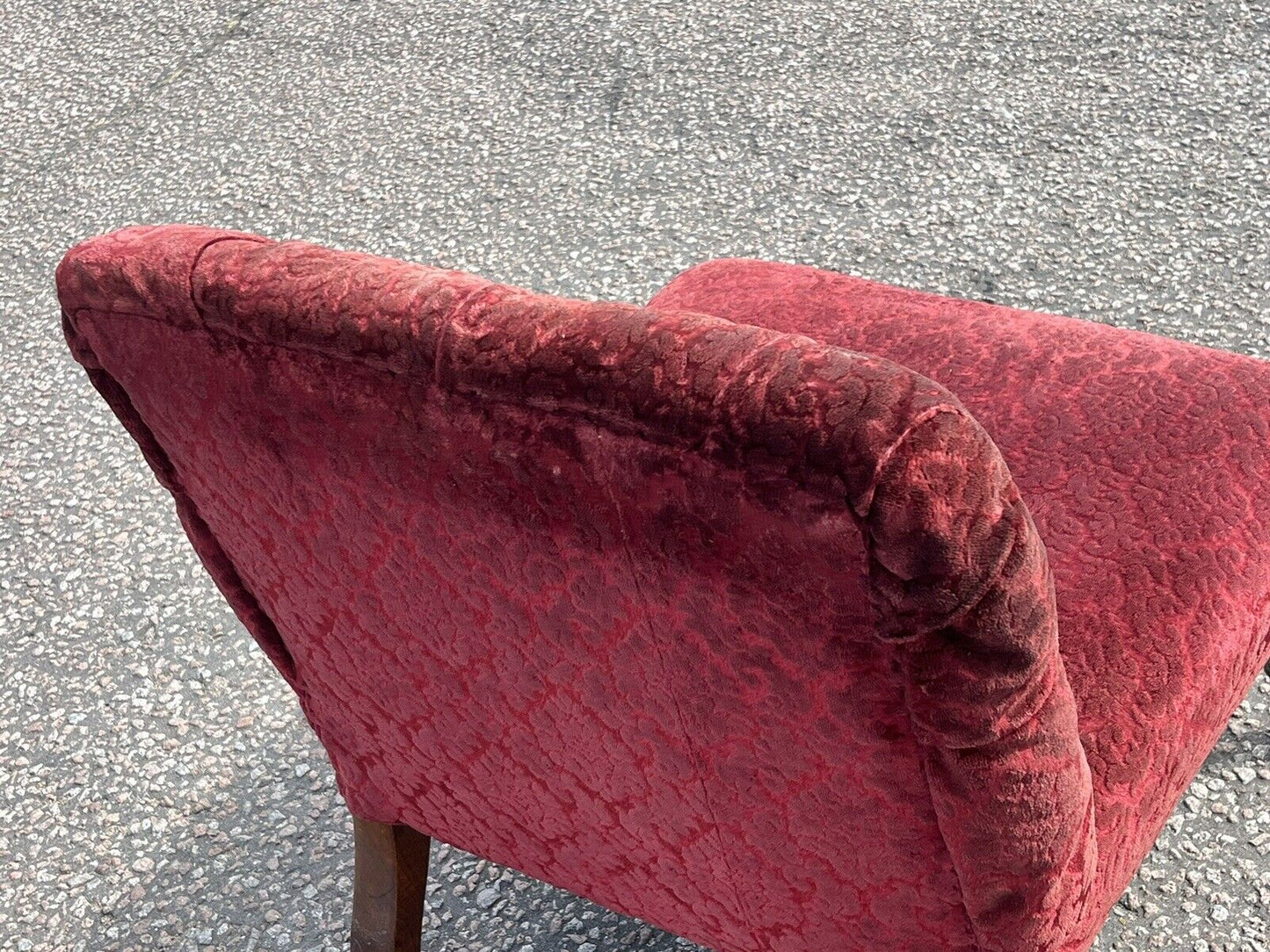Victorian Chair/ Stool, On Castors.