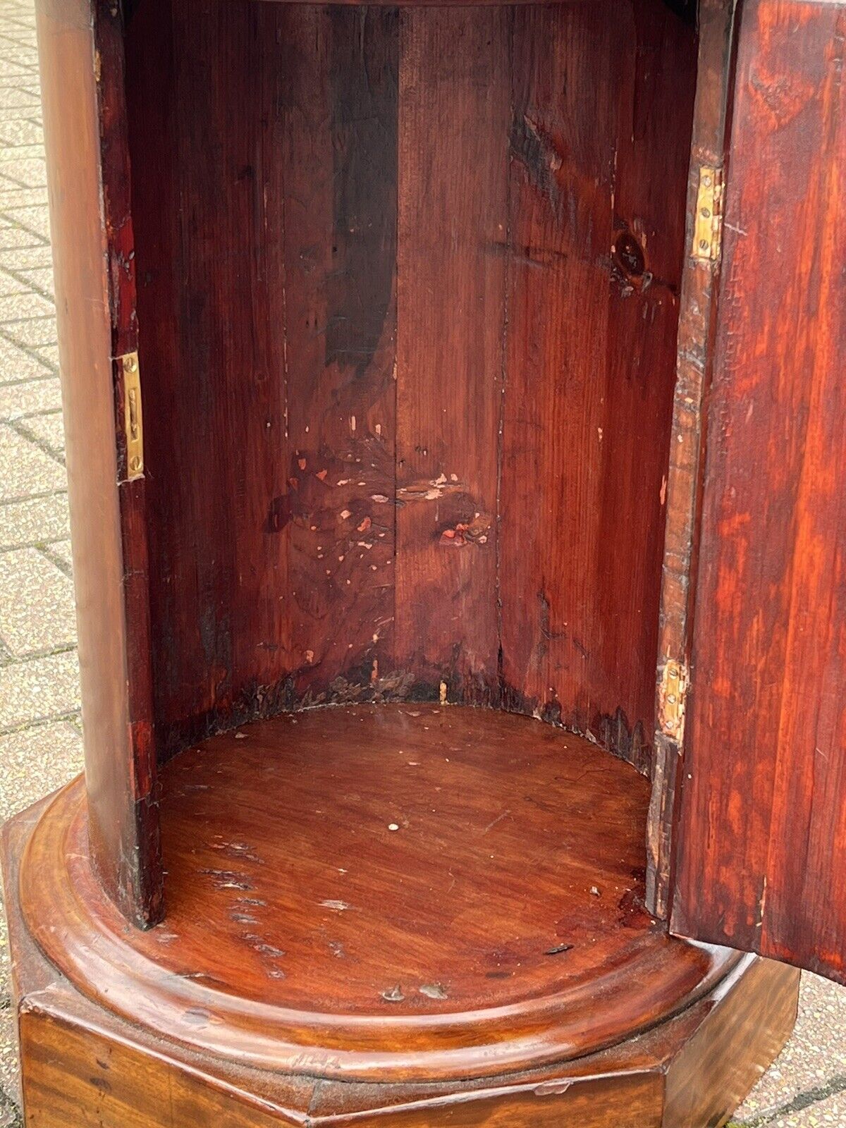 Antique Country House Letter/ Pillar Box, With Working Key & Lock. LARGE IN SIZE