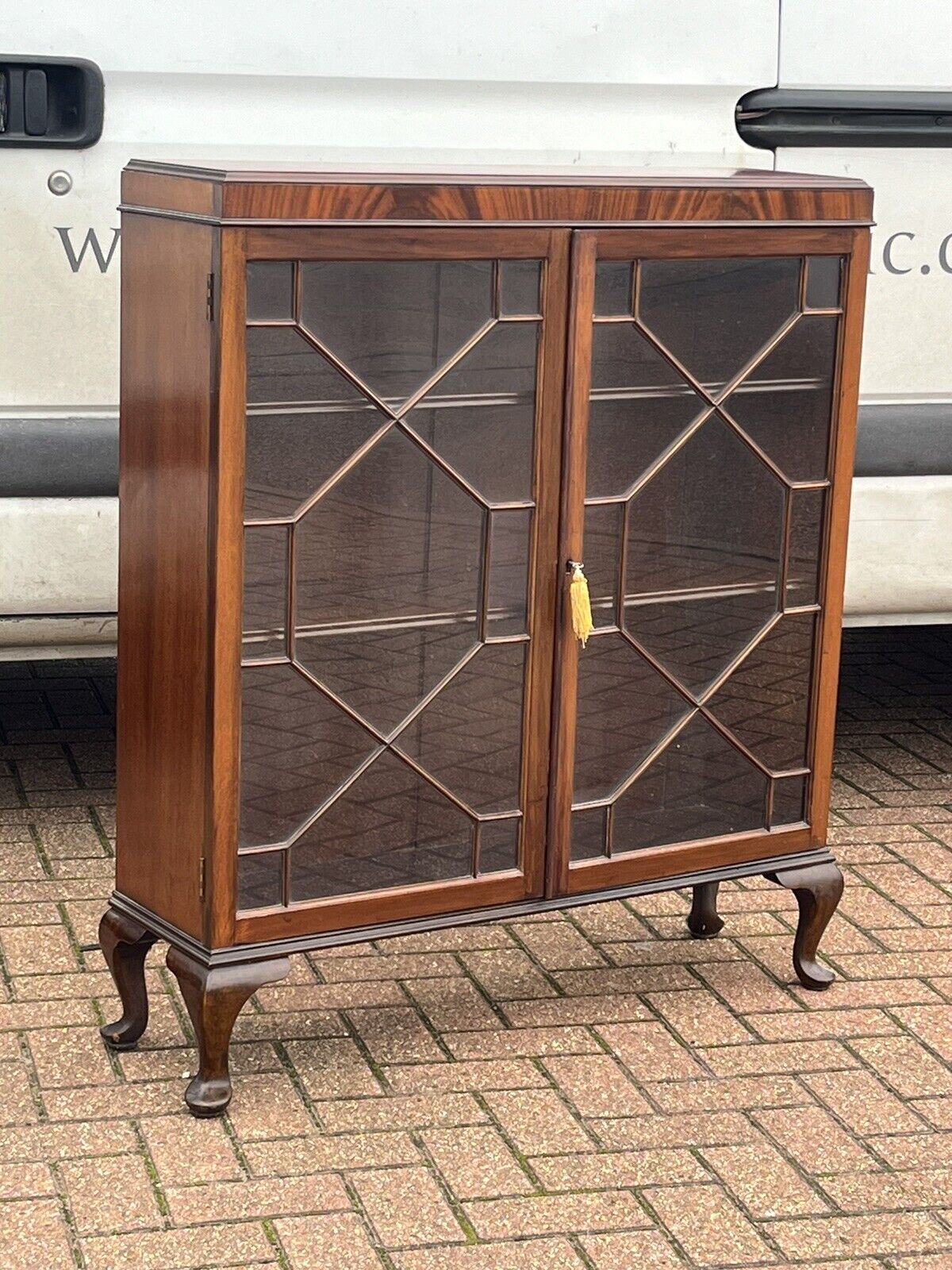 Mahogany Bookcase With Adjustable Shelves