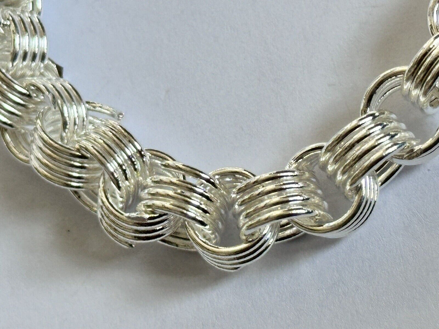 Silver 925 Chain Link Bracelet 28.05g