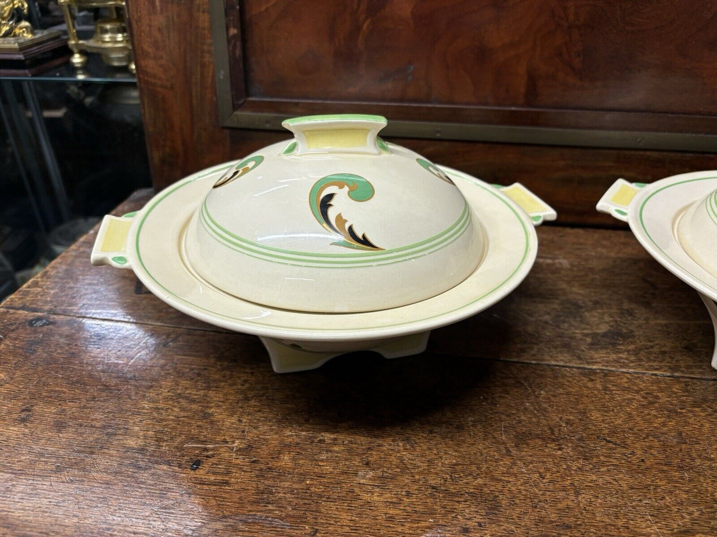 Art Deco Royal Doulton "Lynn" Pair Of Tureens