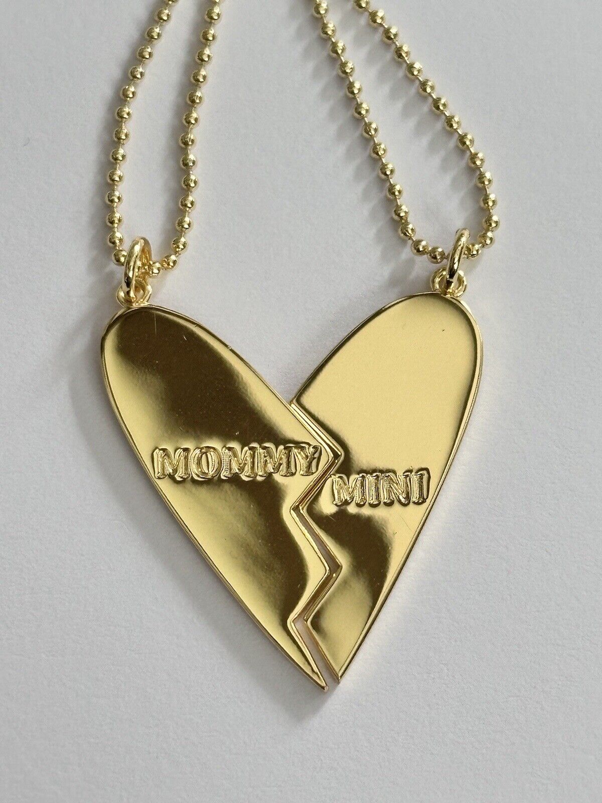 Uncommon James Mini Mommy 2 Sides Of A Heart Necklace Set Of 2
