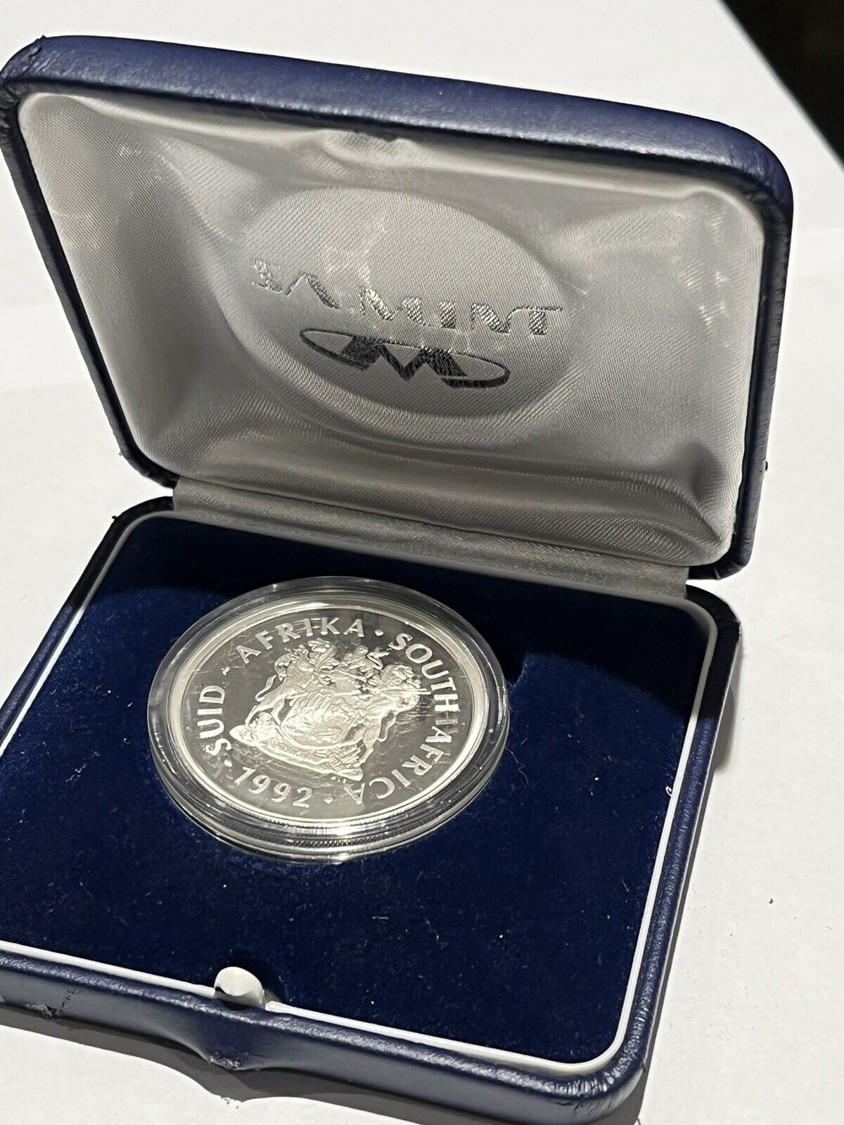 1992 South Africa 2 Rand Silver Coin