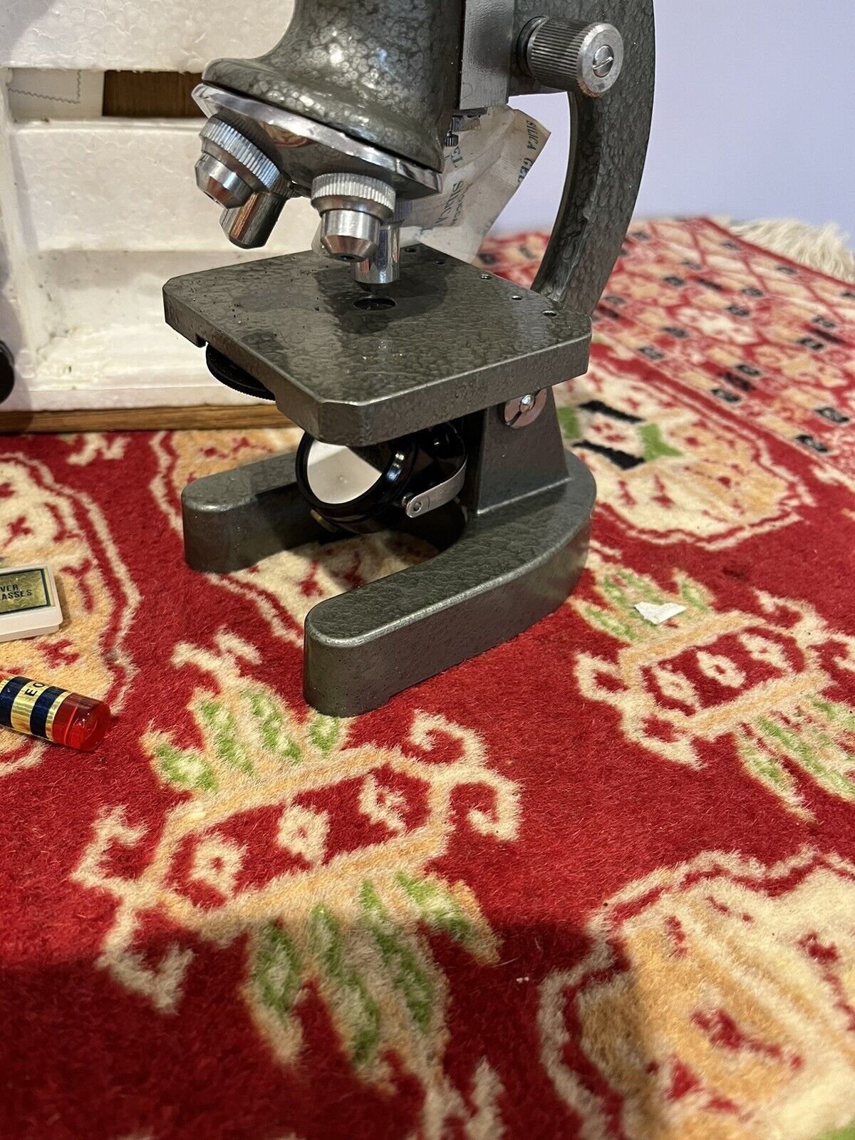 Microscope In Case.