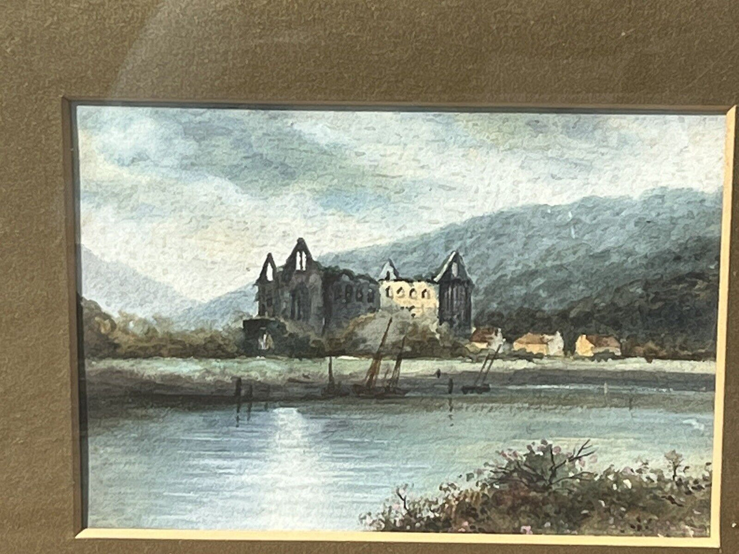 Edgar James Maybery Framed Watercolour “ Tintern Abbey “ 1887-1964