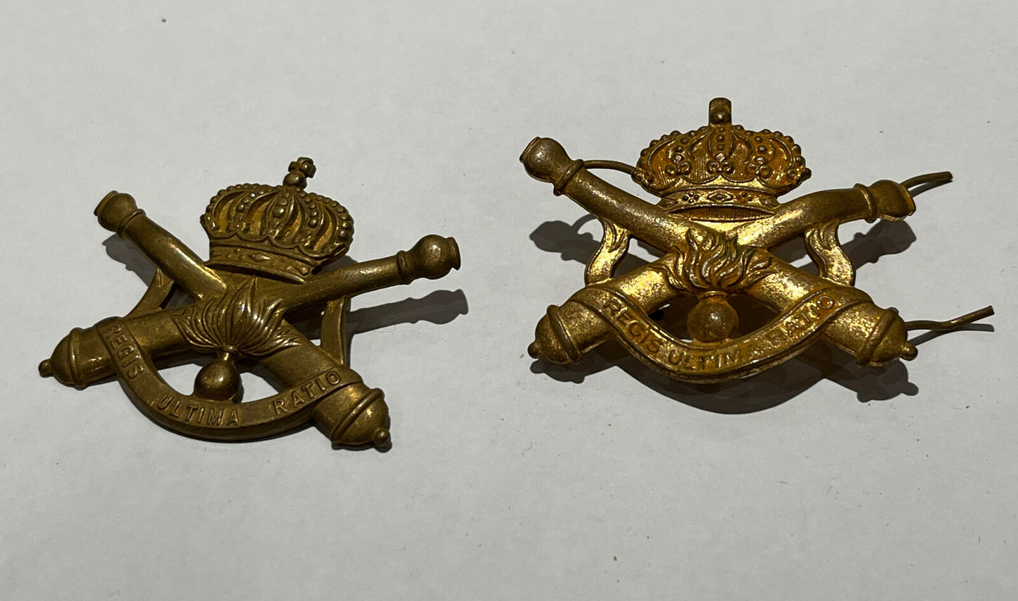 Pair Of Cap Badges