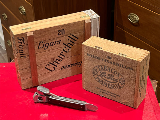 Cigar Cutter And Cigar Boxes