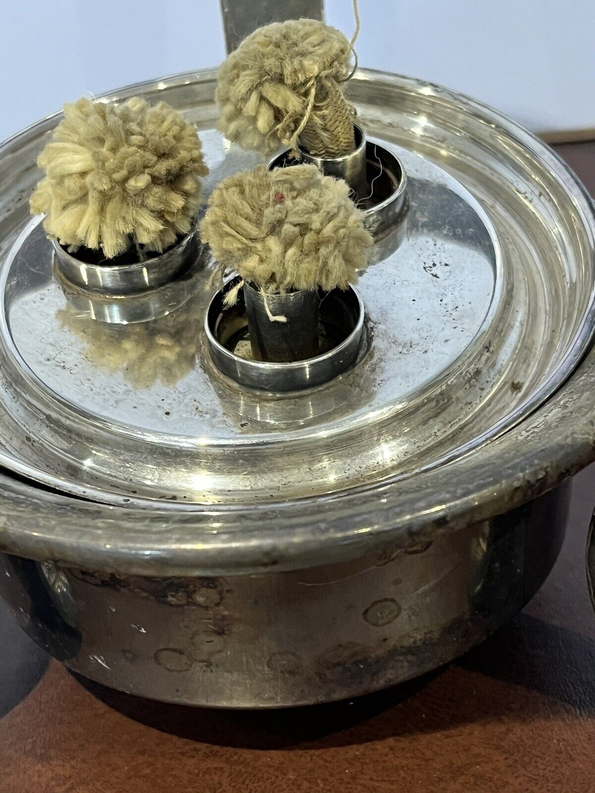 Silver Plate Spirit Sauce Warmer On Stand