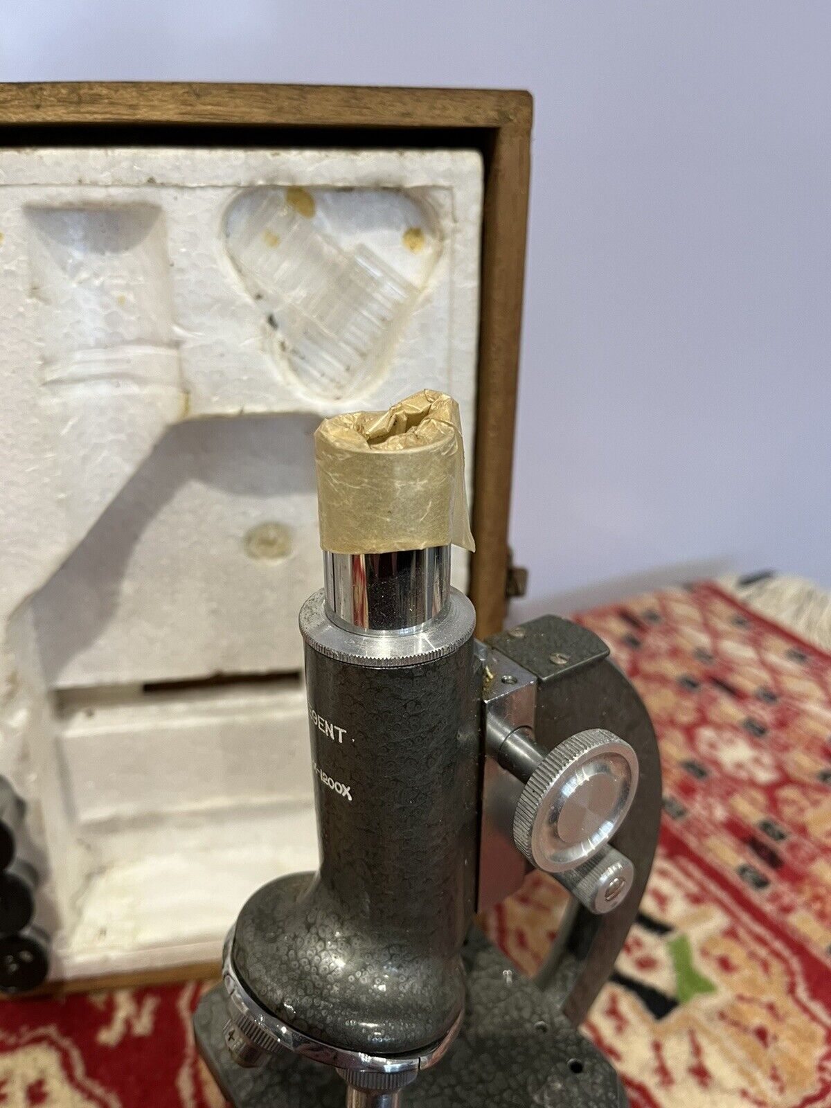 Microscope In Case.