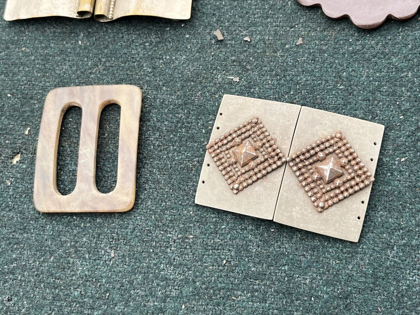 Bakelite And Other Vintage Belt Buckles