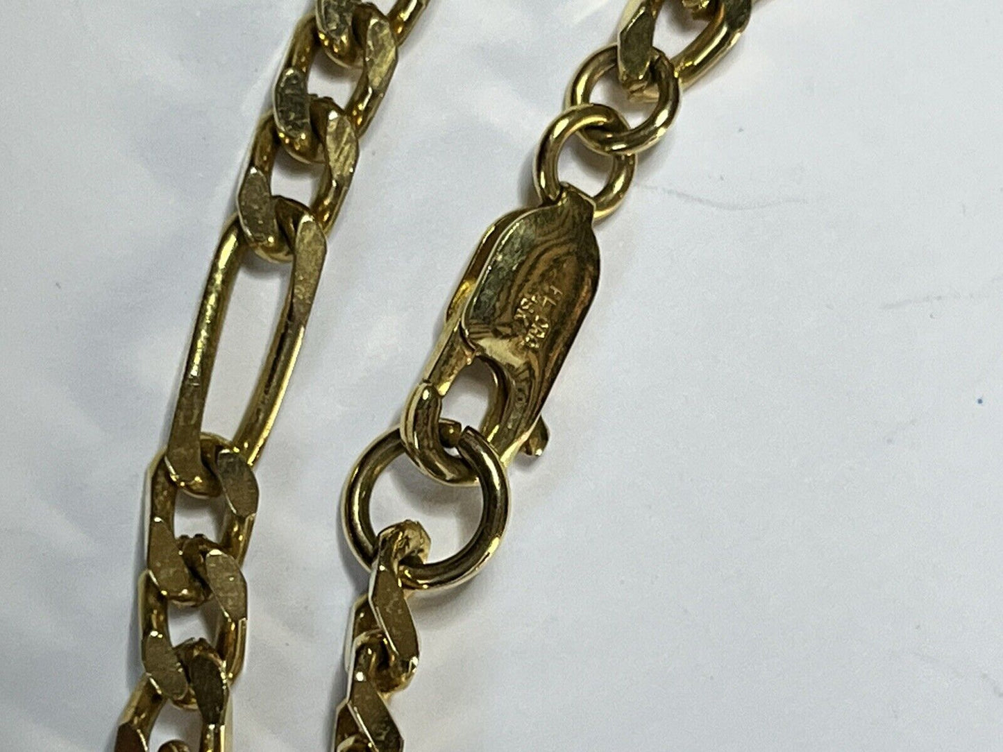 Vintage Gold Plated Etched Glass Pendant Brooch 18K Plated Chain