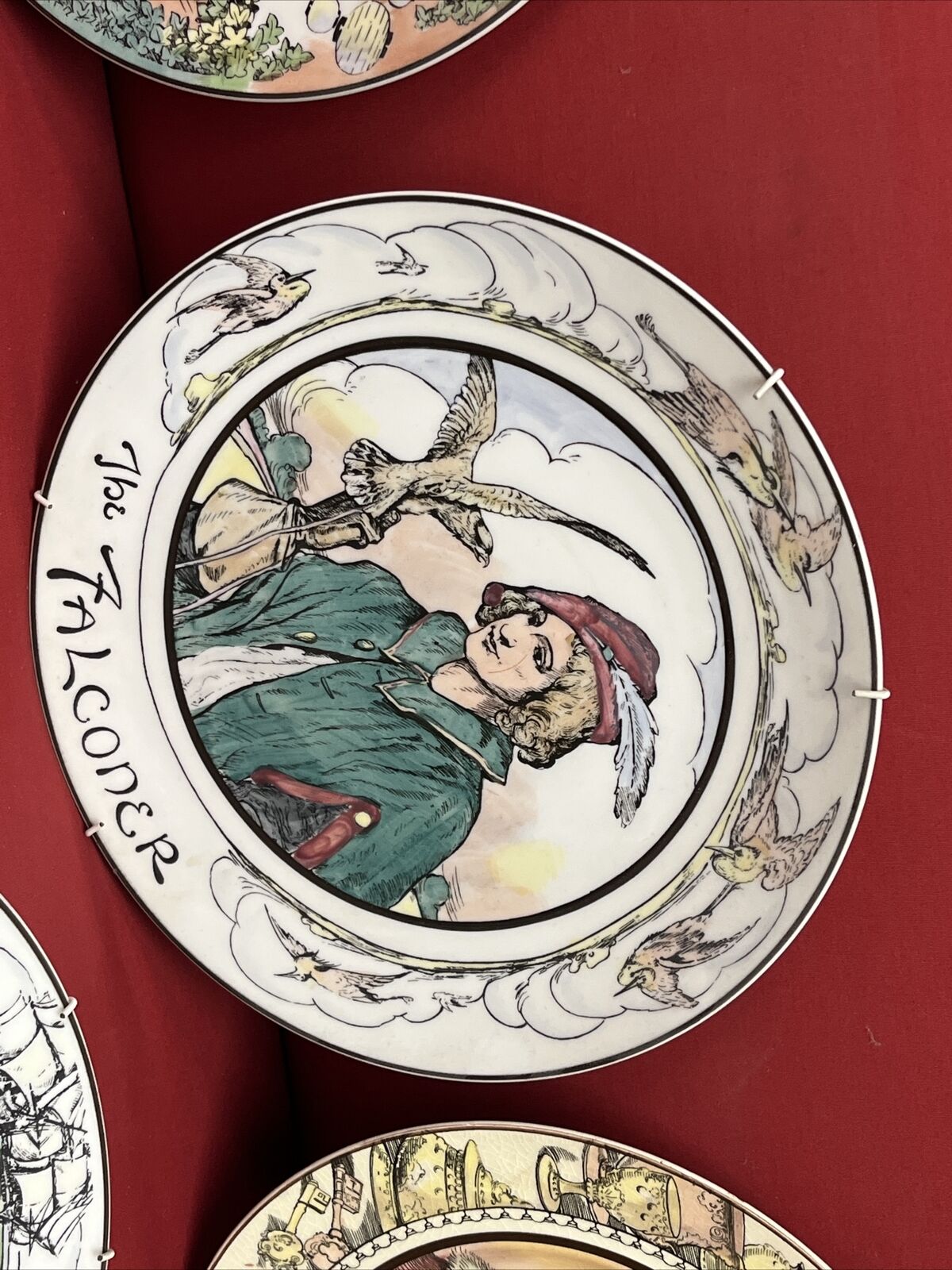Royal Doulton Jester, Falconer, Mayor, Squire, Huntsman, Admiral & Doctor