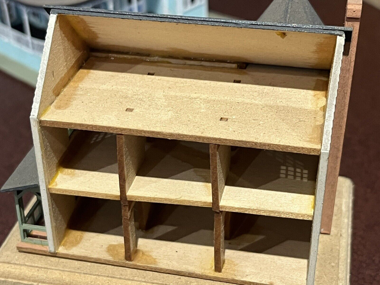 00 Gauge Wooden Houses, Highly Detailed