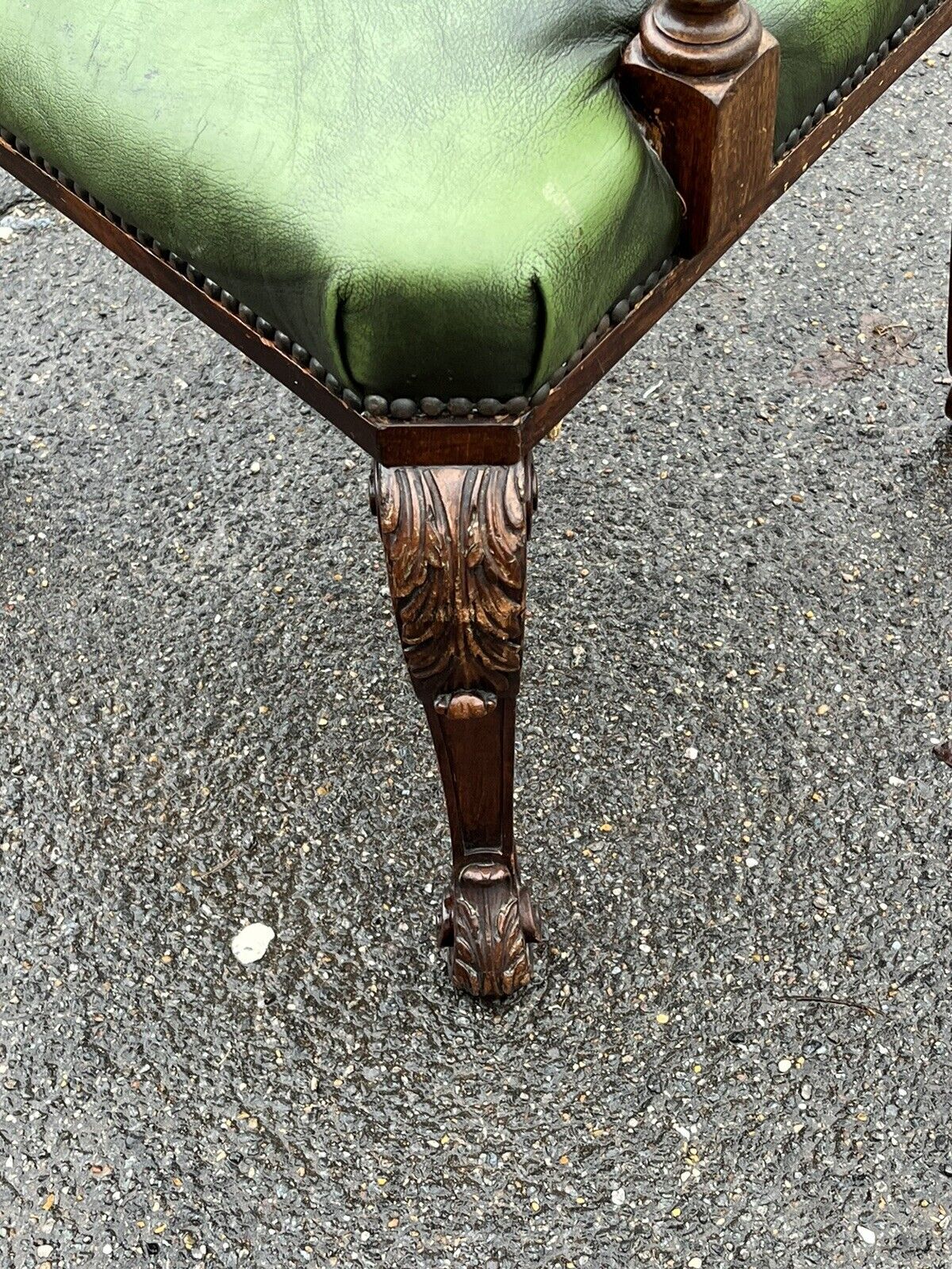 Antique Library Armchair.