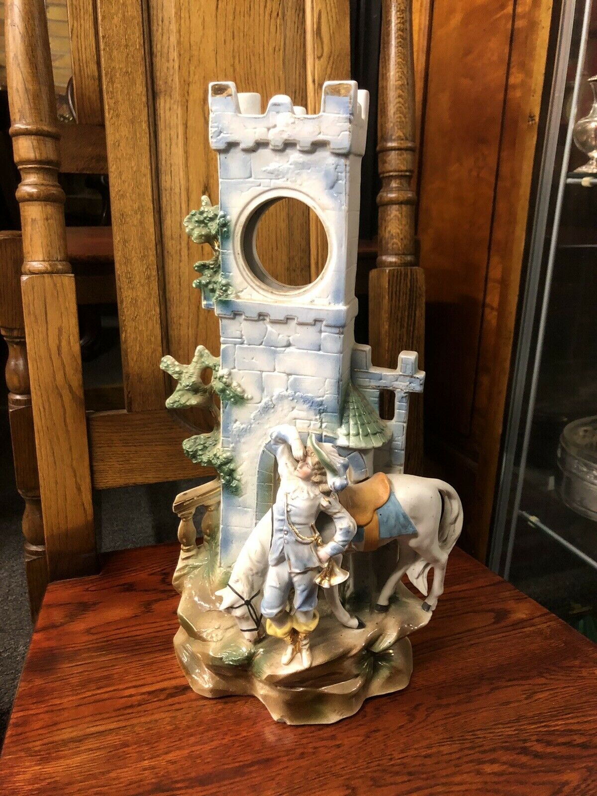 Victorian Bisque Clock Case