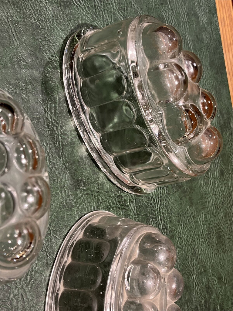 Set Of Vintage Glass Jelly Moulds ANTIQUES & CHIC
