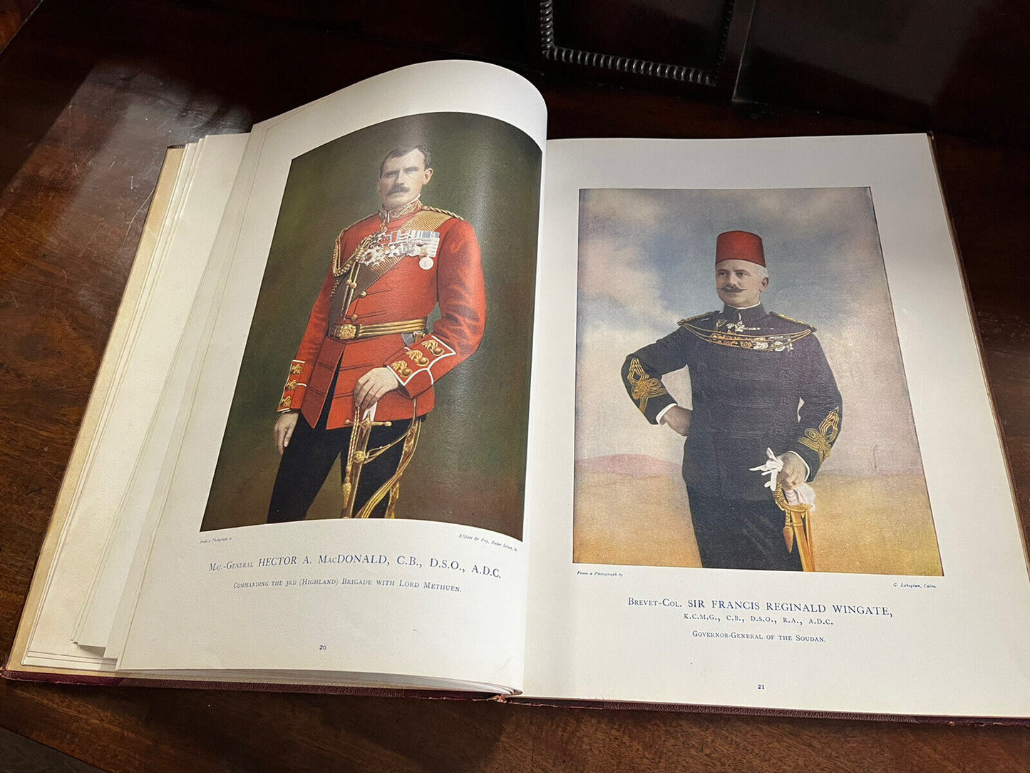 Celebrities Of The Army. Large Portfolio Of Portrait Prints. Look Great Framed