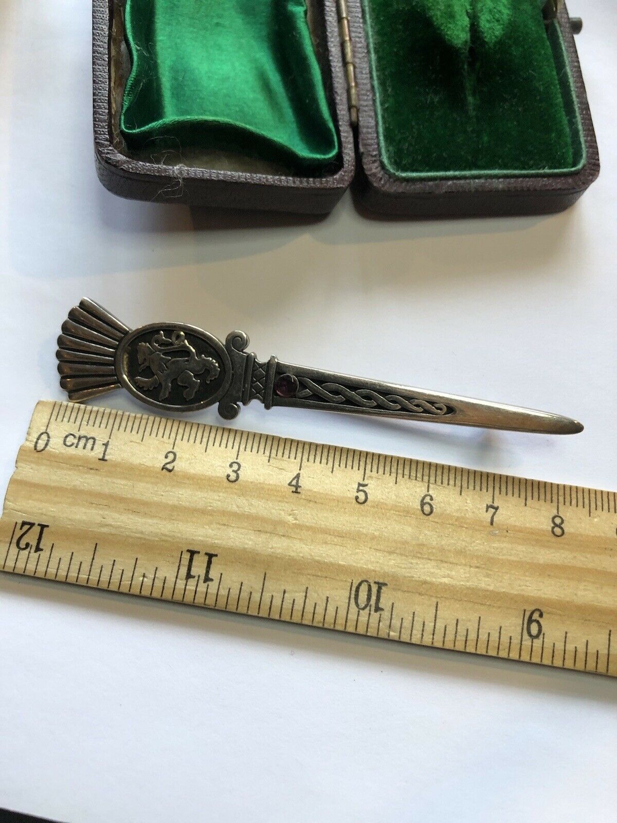 Vintage Antique Silver Malcolm Grey Ortale Celtic Brooch