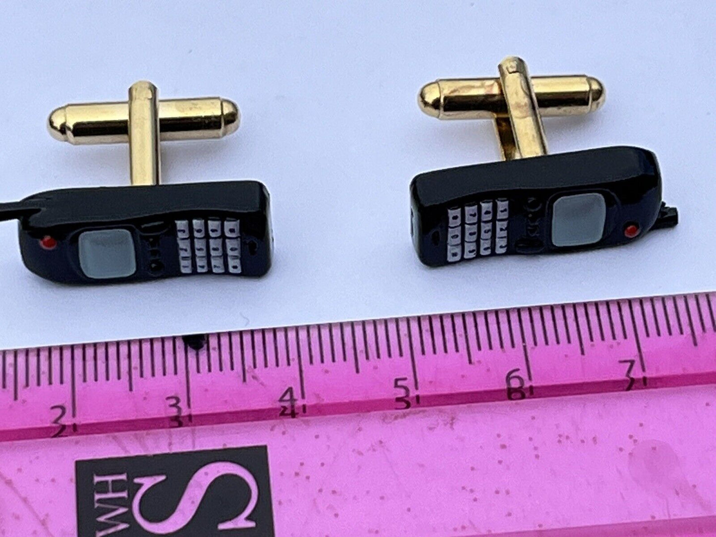 Vintage Mobile Phone Cufflinks.