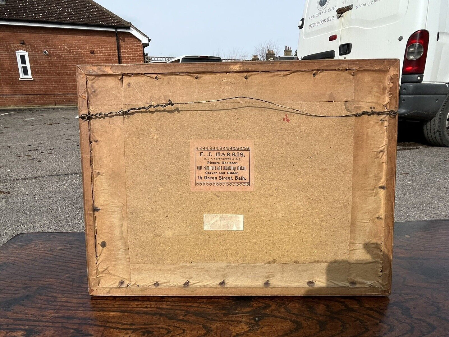 Framed Maritime Watercolour. Circa 1830 F.Rawlins. Somerset