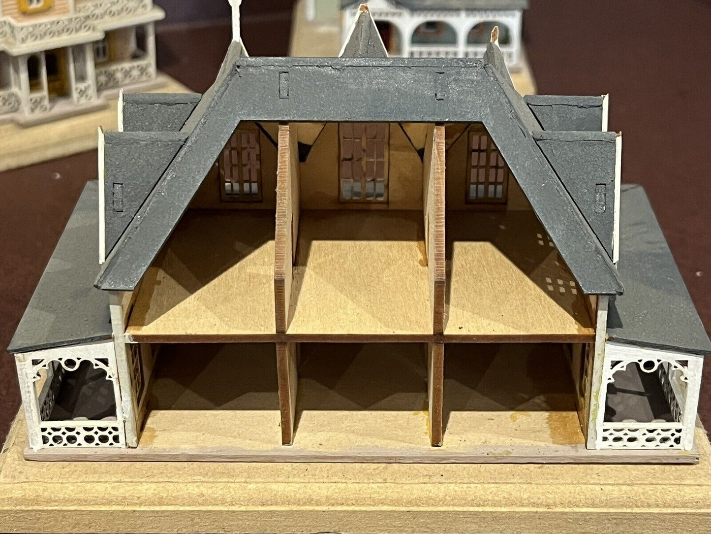 00 Gauge Wooden Houses, Highly Detailed