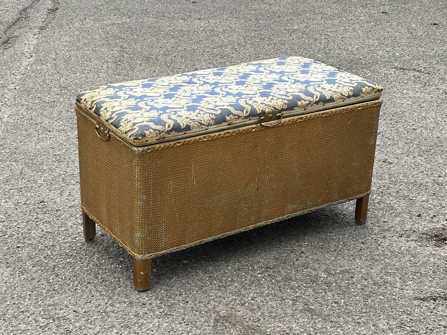 Lloyd Loom Blanket Box.