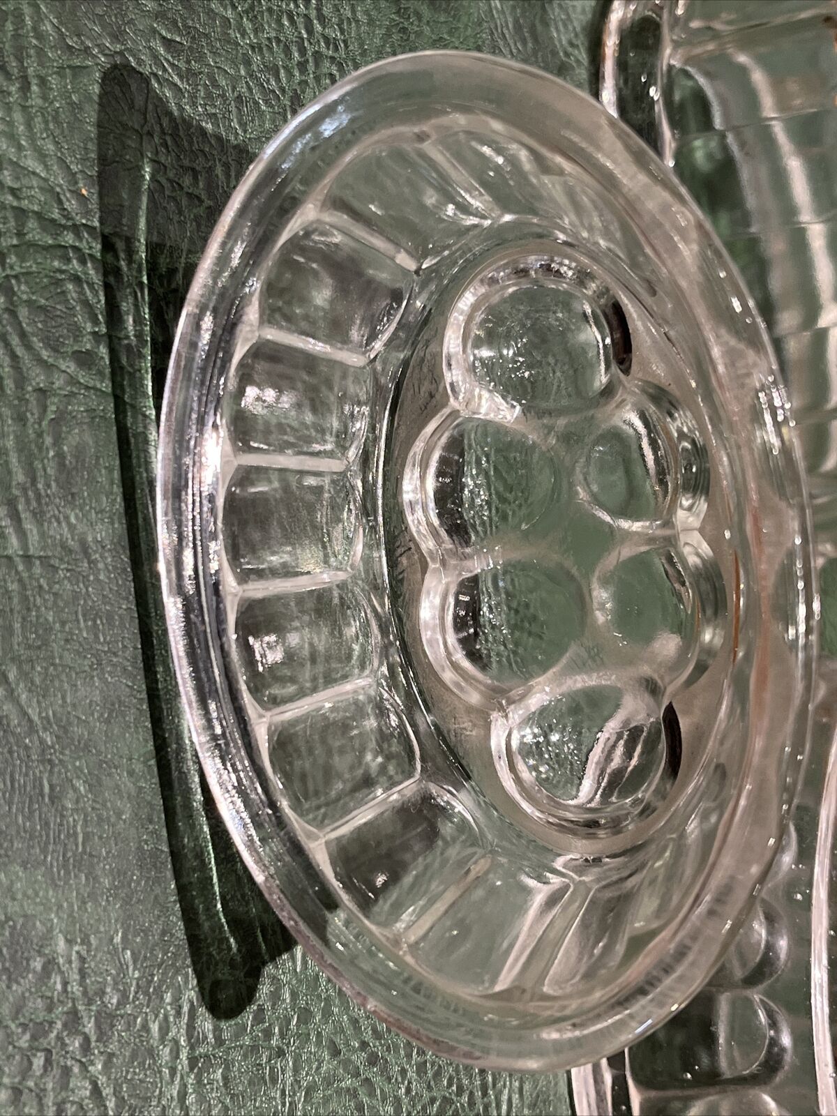 Set Of Vintage Glass Jelly Moulds