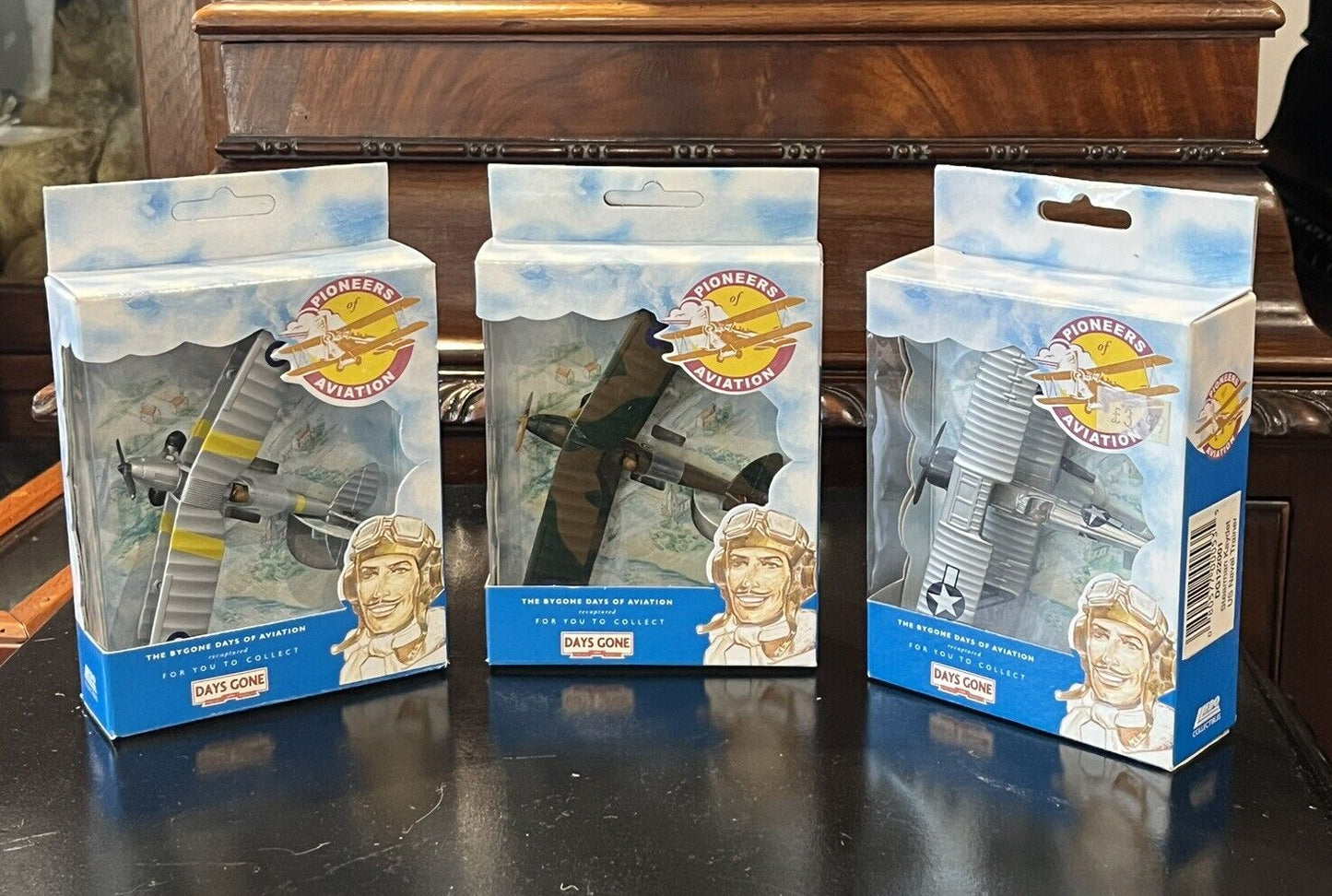 Planes. 3 Boxed Collectors Diecast Planes