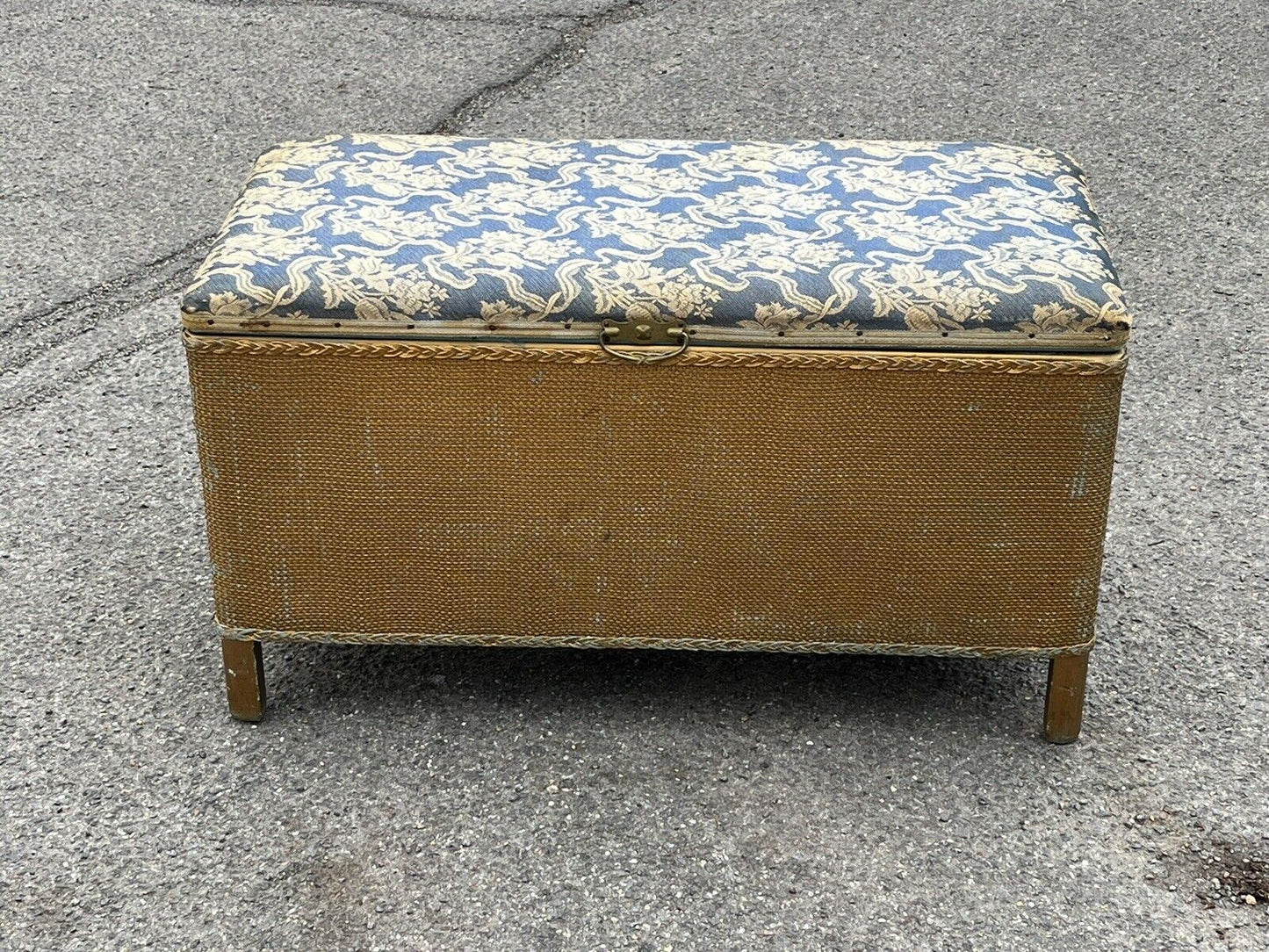 Lloyd Loom Blanket Box.