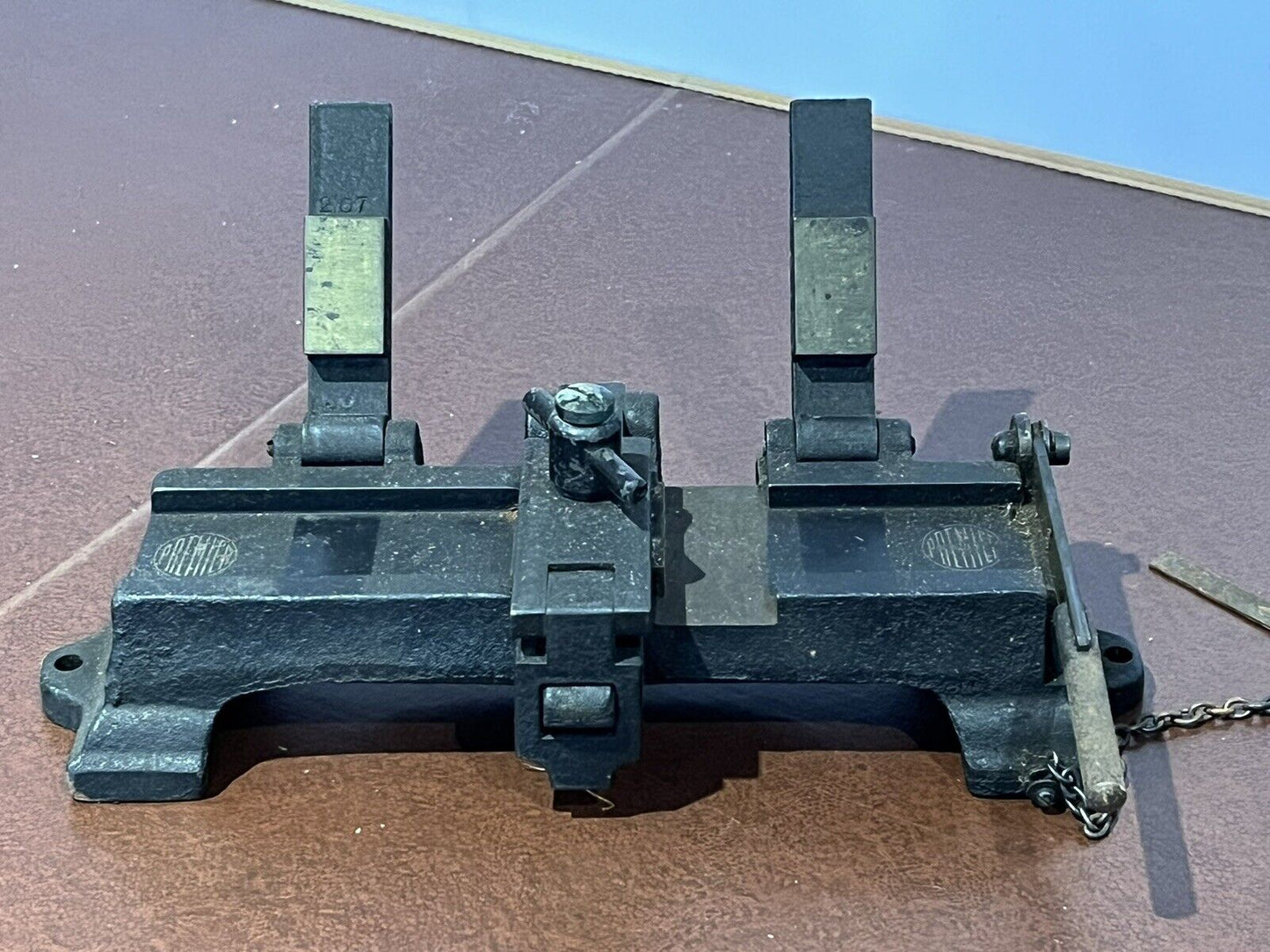 Vintage Cast Iron Negative Guillotine