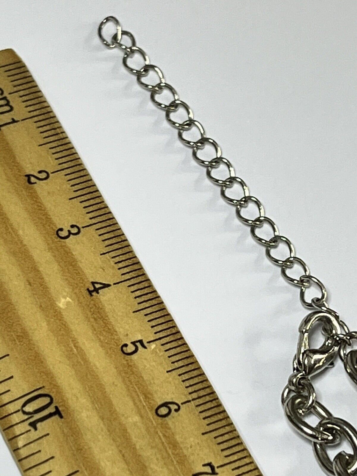 Vintage Silver Tone Diamanté Heart Pendant Necklace