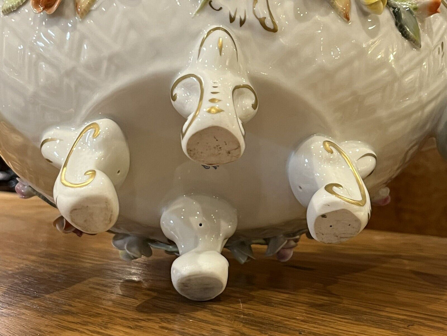 Porcelain Centrepiece, Fruit Bowl.