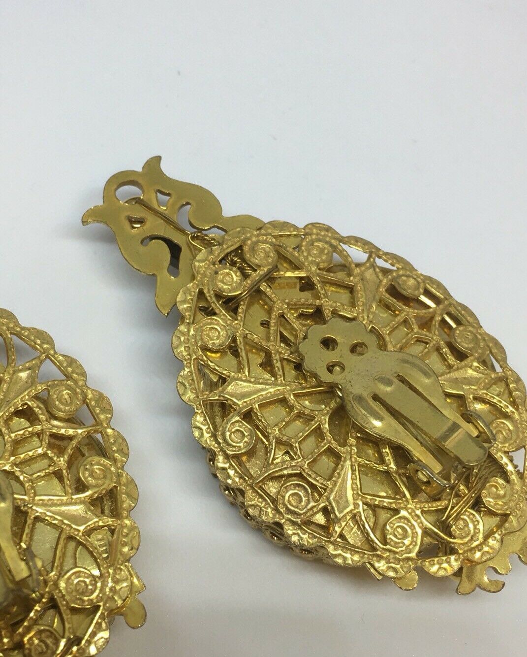 Vintage Clip On Earrings Statement