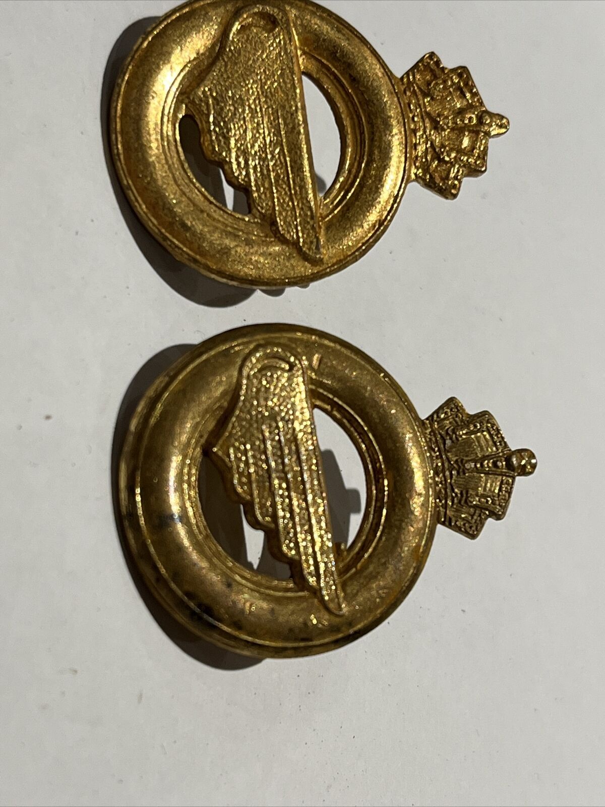 Pair Of Cap Badges