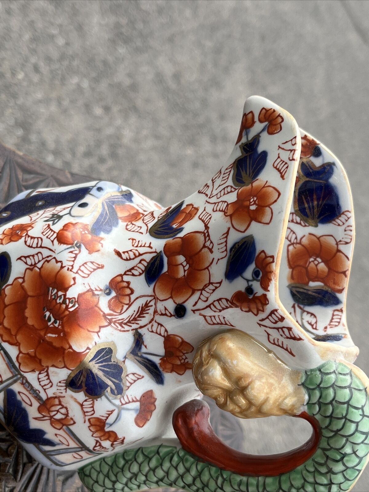 Set Of 3 Imari Decorated Jugs