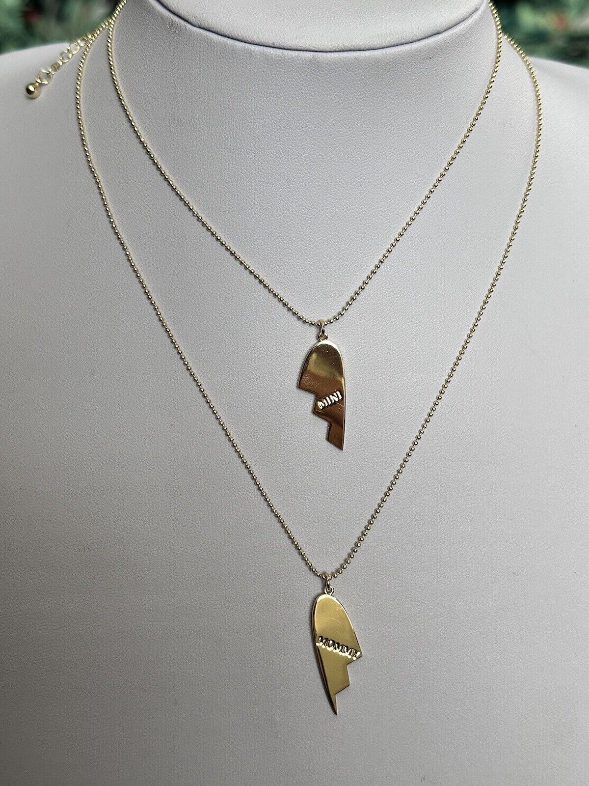 Uncommon James Mini Mommy 2 Sides Of A Heart Necklace Set Of 2