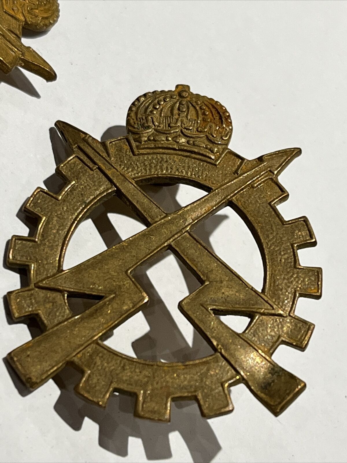 Pair Of Cap Badges
