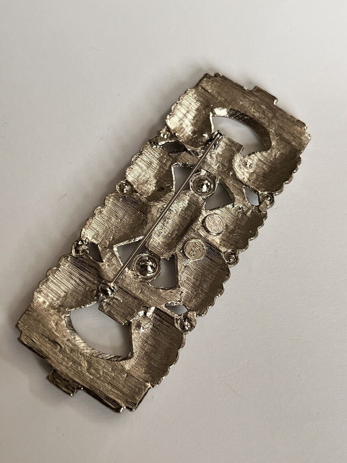 Vintage Old Butler And Wilson Deco Large Brooch