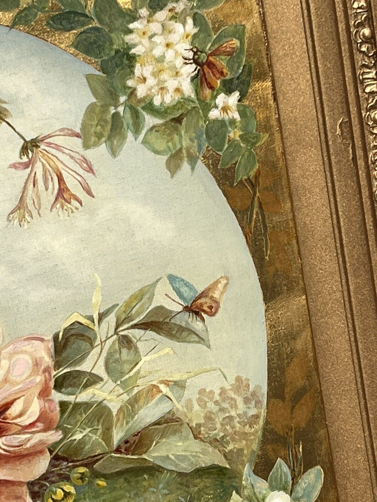 Antique Floral Still Life, On Canvas, Signed &Dated, Max Winter.