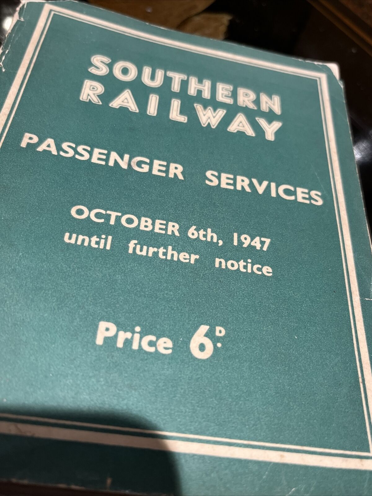 Southern Railway Passenger Services 1947