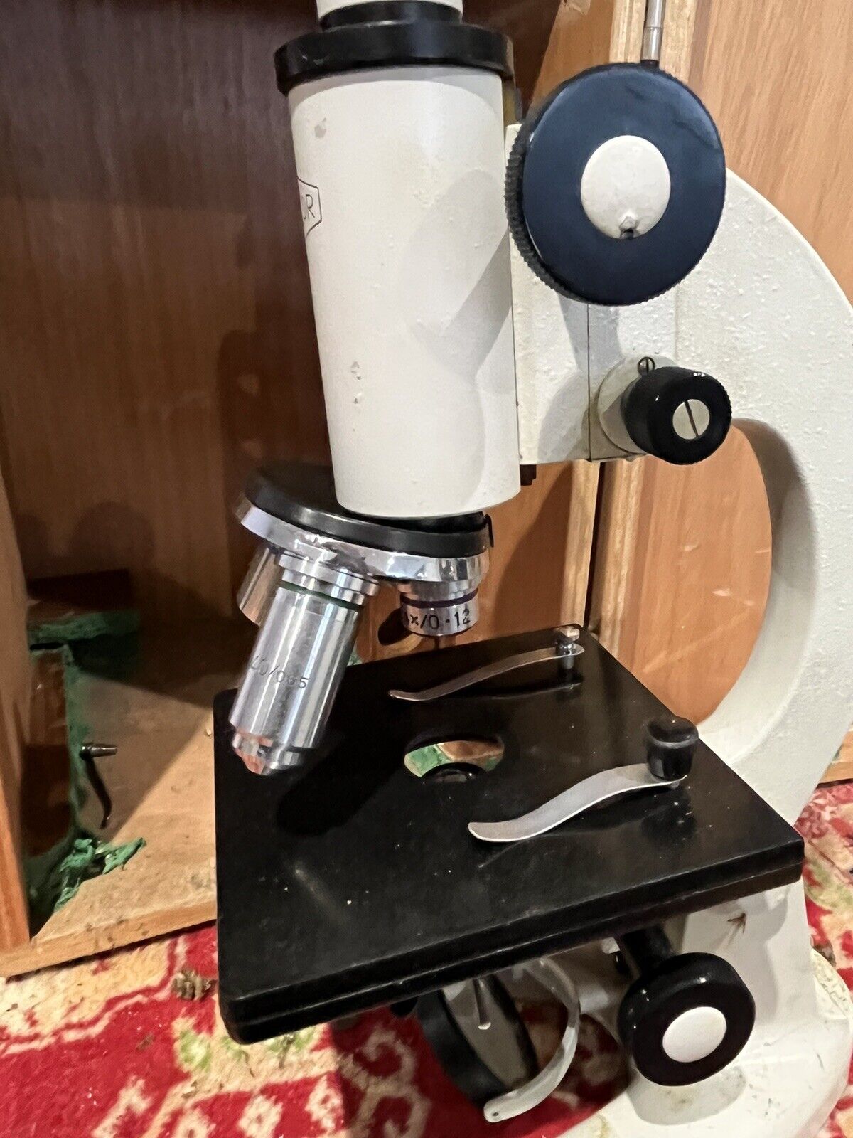 Microscope In Case.